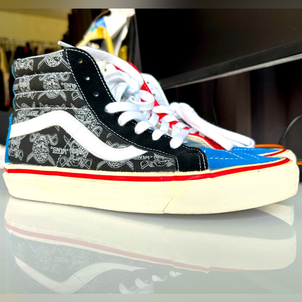 Vans Sk8-hi 38 Reissue 50th Anniversary Stv/ Multi Color gently USED